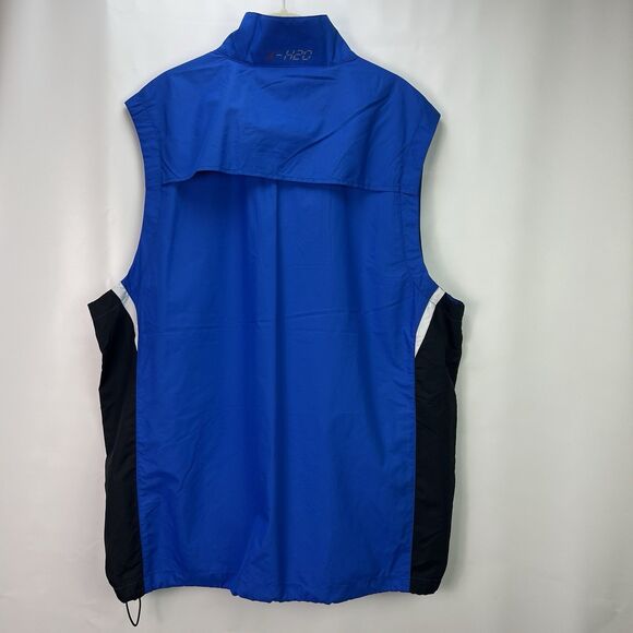 Bobby Jones X-H2O Men’s Sleeveless Golf Jacket Vest Blue Black Size Large - Picture 5 of 6